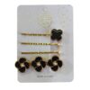 Set invisibles + pico dorados *varios modelos