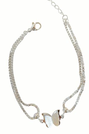 Pulsera Laminada en plata 1000