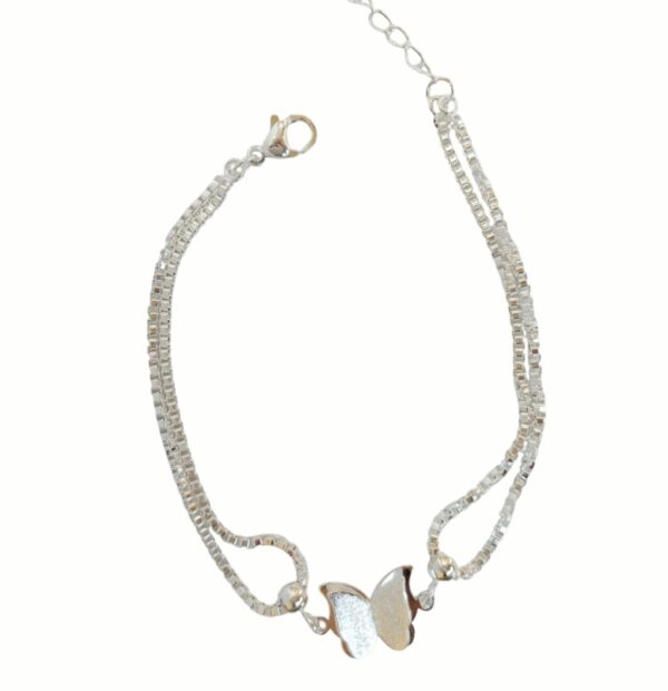 Pulsera Laminada en plata 1000