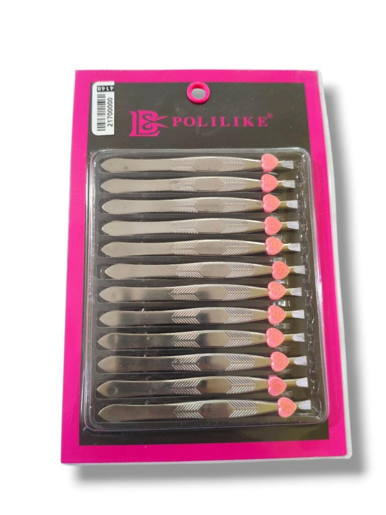 Pinzas de depilar blister x12u.