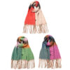 Pashmina rayada 40x186