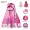 Pashmina rayada 66x177