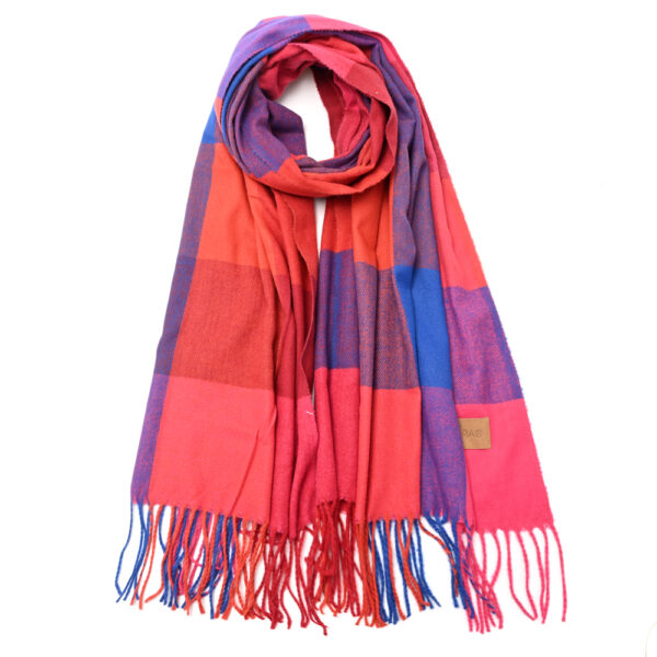 Pashmina rayada 66x177