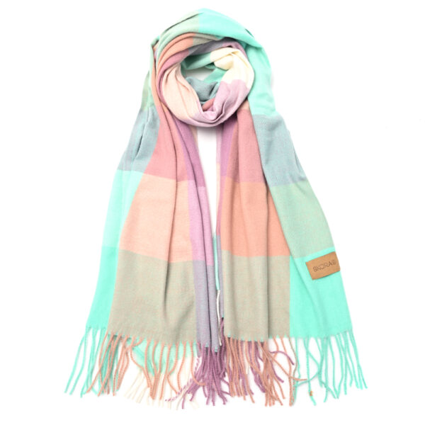 Pashmina rayada 66x177