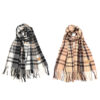 Pashmina rayada 68x180