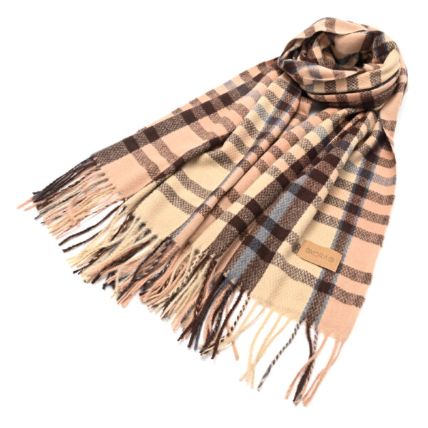 Pashmina rayada 68x180