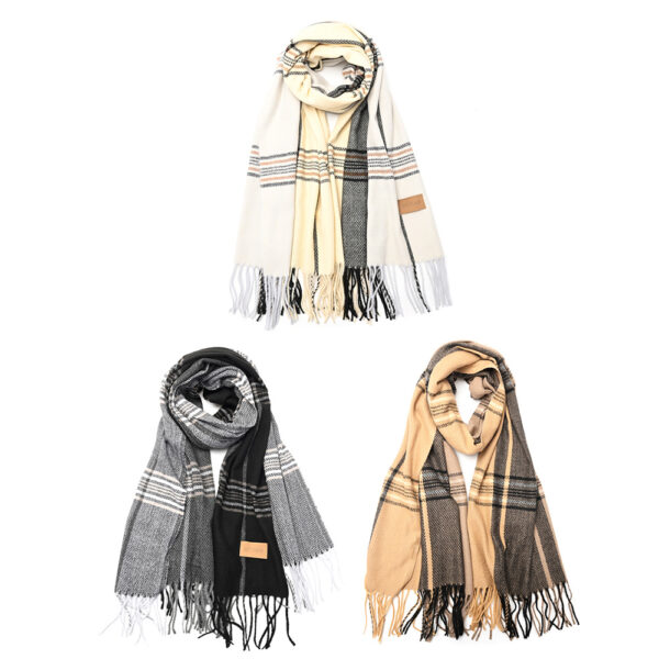 Pashmina cuadrille 68x170