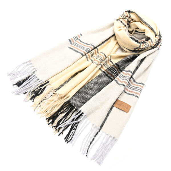 Pashmina cuadrille 68x170