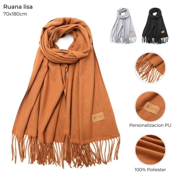 Pashmina lisa 66x180