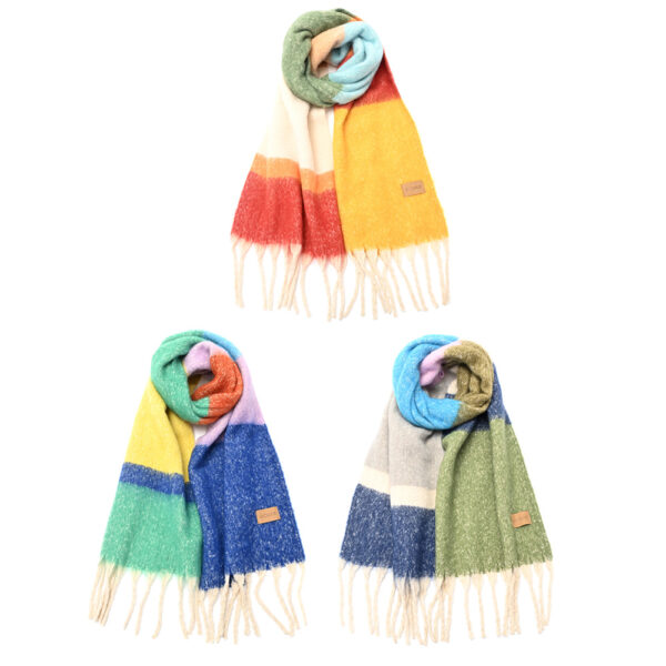 Pashmina cuadrille 40x192