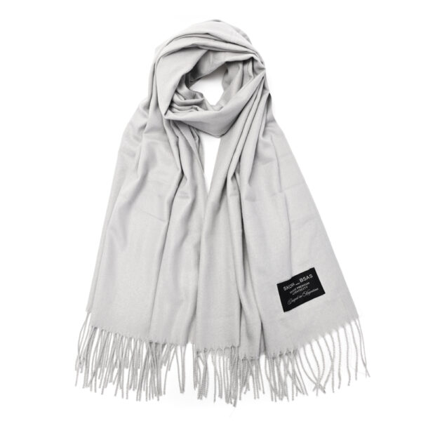 Pashmina lisas con fleco 70x180