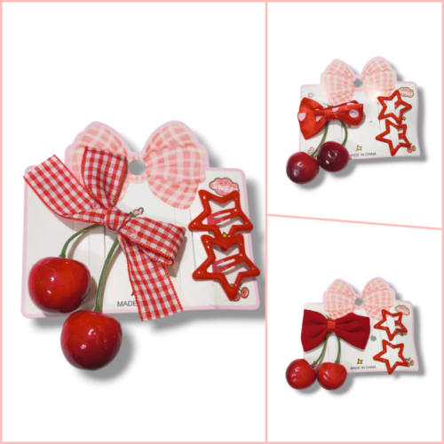 Set 2 trabitas + pico cereza