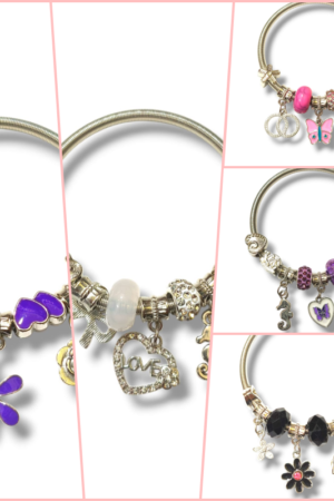 Pulsera fantasía tipo pandora (varios modelos)