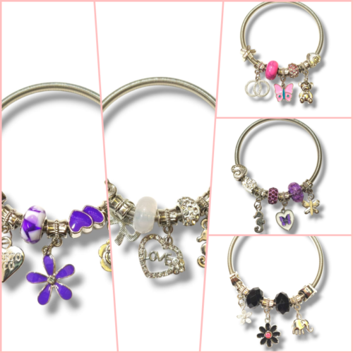 Pulsera fantasía tipo pandora (varios modelos)