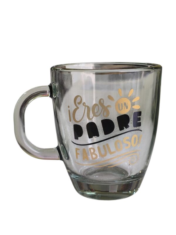 Taza Mug vidrio.