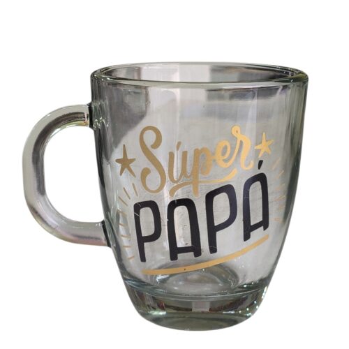 Taza Mug vidrio.