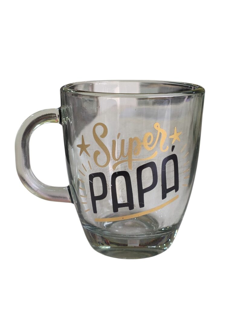 Taza Mug vidrio.