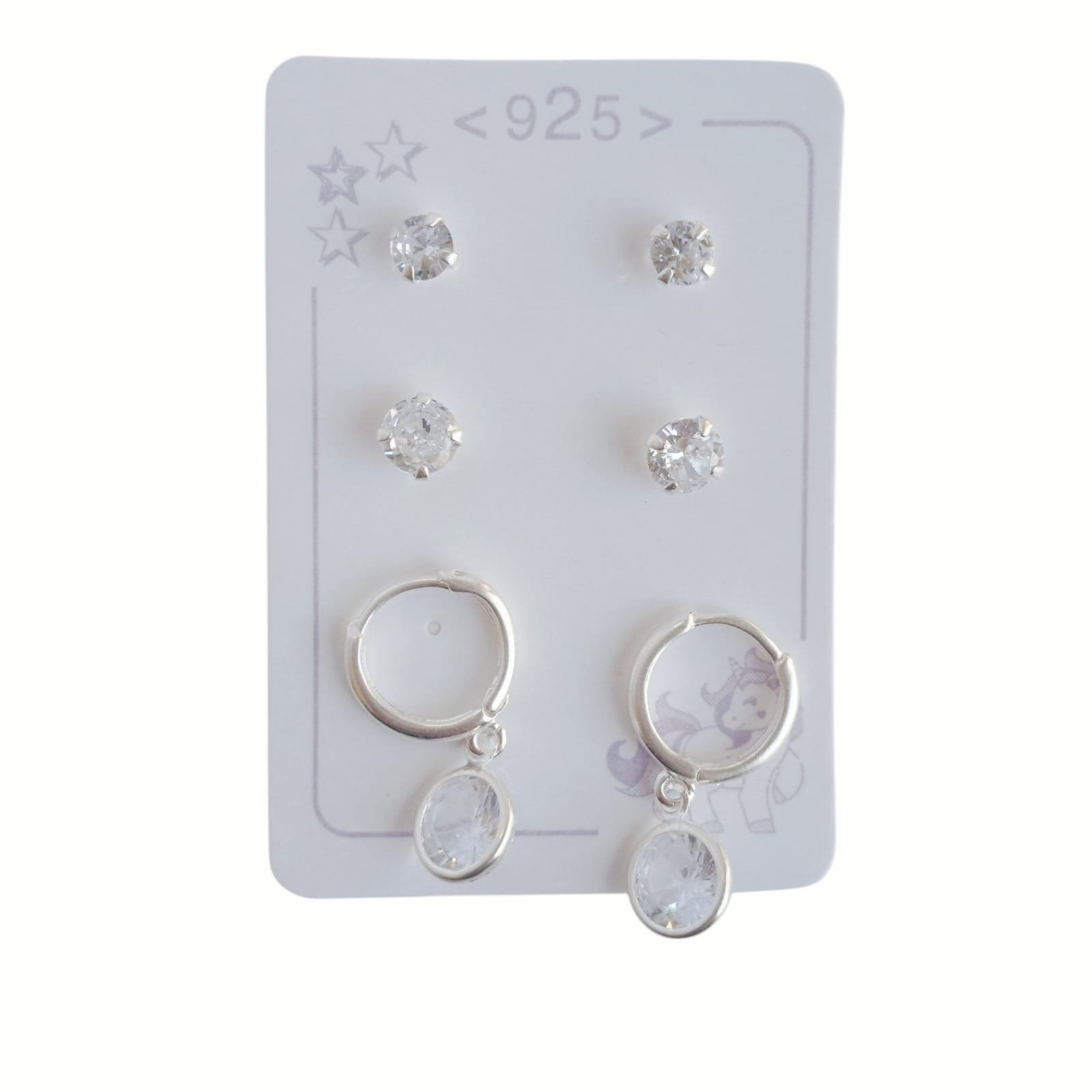 Aro Plata 925 Blister x3 Pares