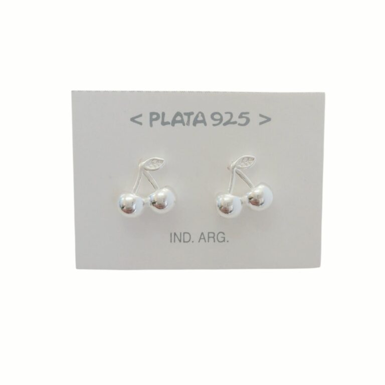 Aro Plata 925 Cereza