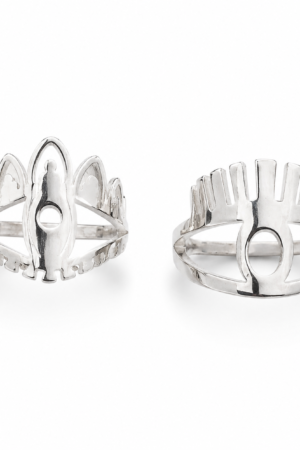 Anillo laminado plata 1000