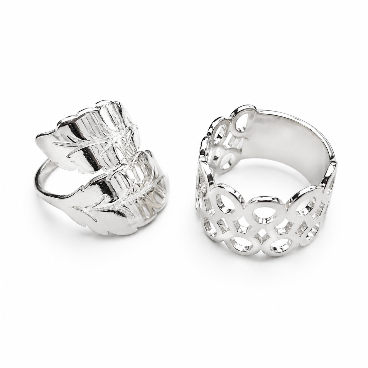 Anillo laminado plata 1000