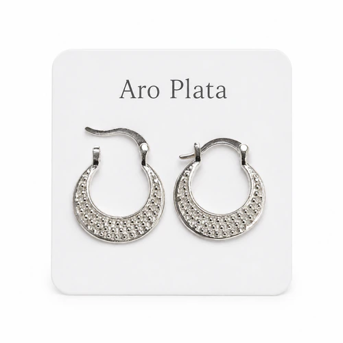 Aro Plata 925 Argolla plana mini