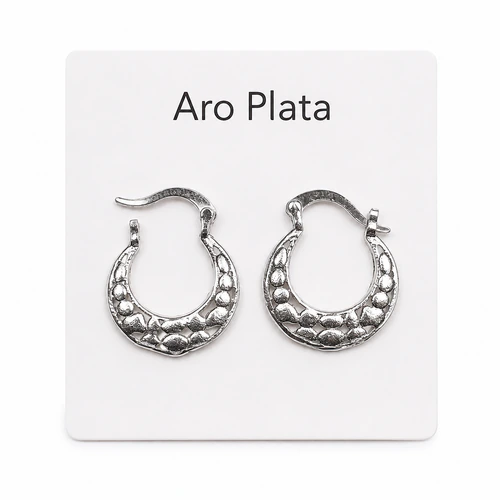 Aro Plata 925 Argolla plana mini