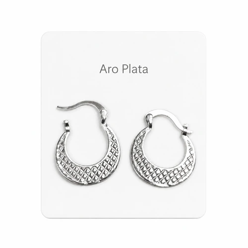 Aro Plata 925 Argolla plana mini