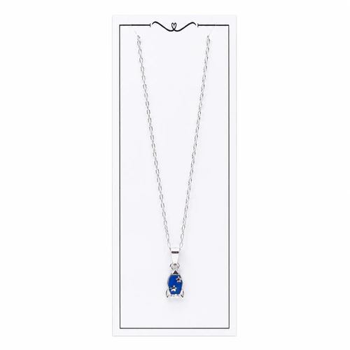 Conjunto plata Cadena + Dije esmaltado