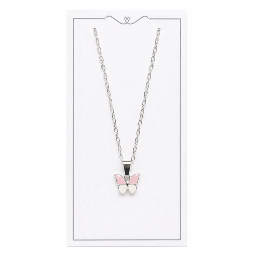 Conjunto plata Cadena + Dije esmaltado