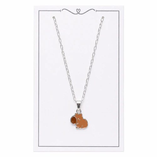 Conjunto plata Cadena + Dije esmaltado