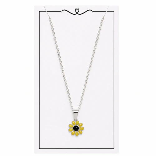 Conjunto plata Cadena + Dije esmaltado