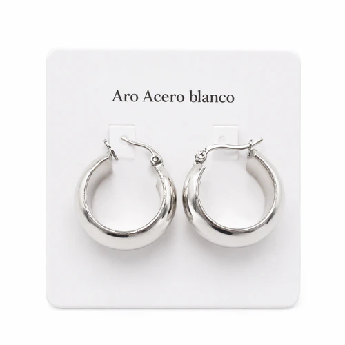 Aro AQ blanco argolla ancha