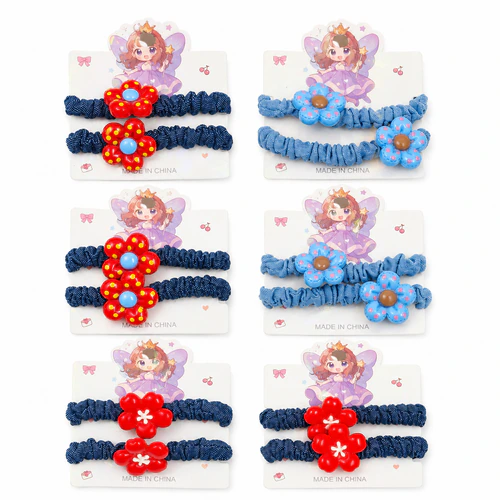 Blister scuncys jeans con aplique x12u.