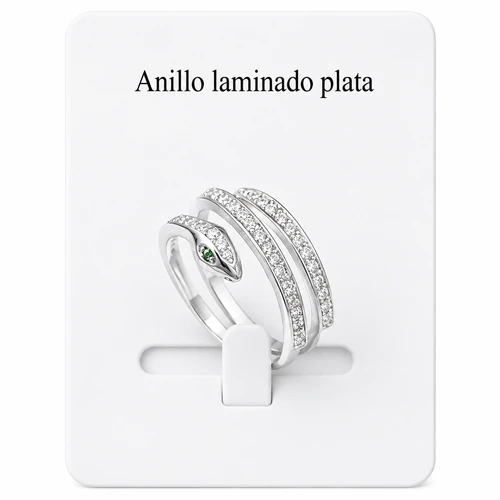 Anillo laminado plata 1000