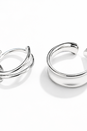 Anillo laminado plata 1000