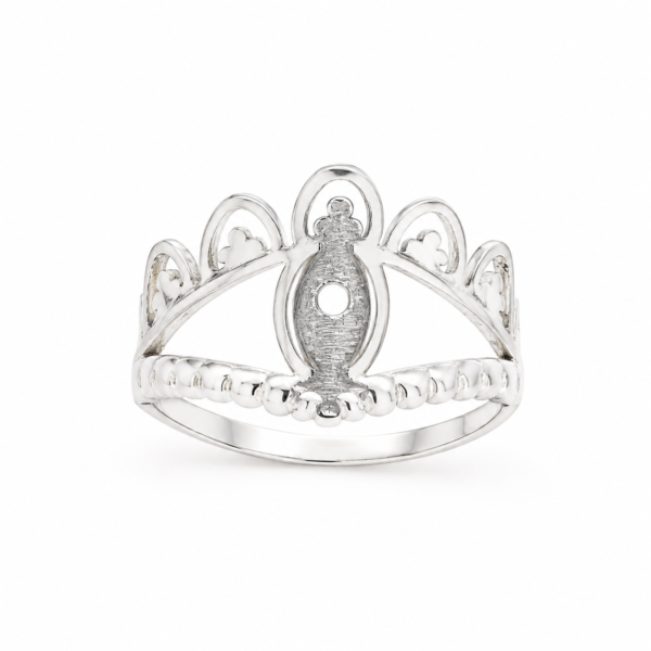 Anillo laminado plata 1000
