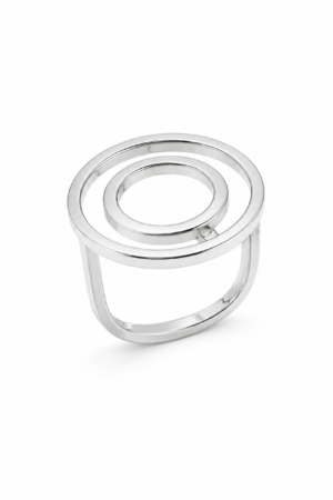 Anillo laminado plata 1000