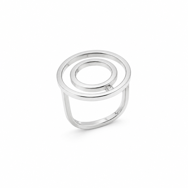 Anillo laminado plata 1000