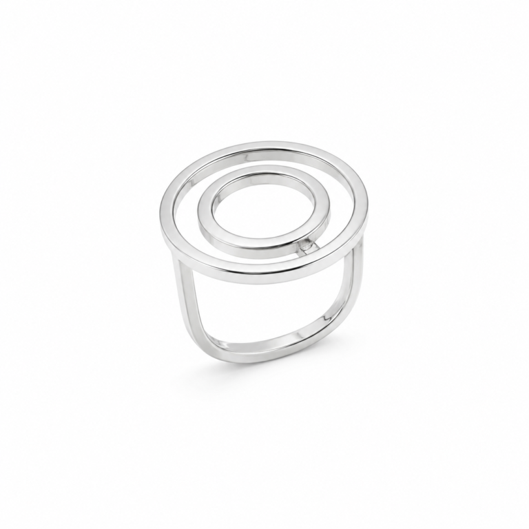 Anillo laminado plata 1000