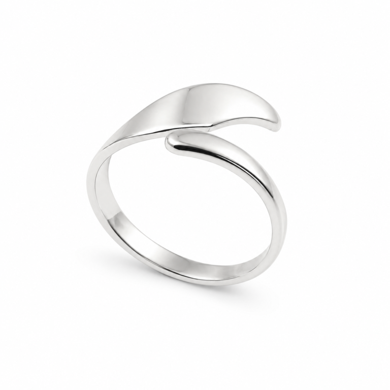 Anillo laminado plata 1000