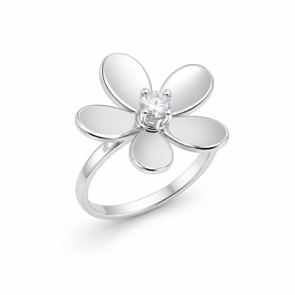 Anillo laminado plata 1000