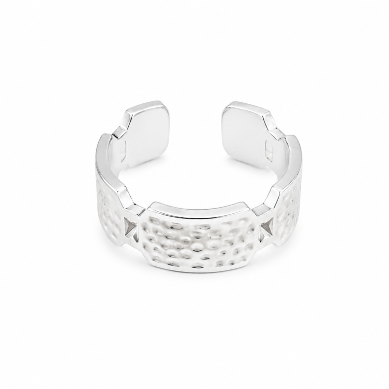 Anillo laminado plata 1000