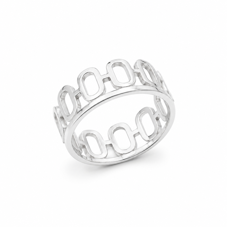Anillo laminado plata 1000