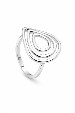 Anillo laminado plata 1000