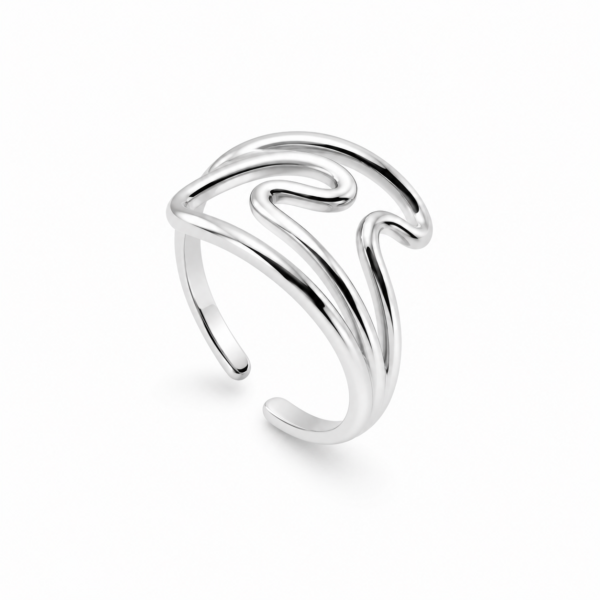 37220027-1 Anillo laminado plata 1000