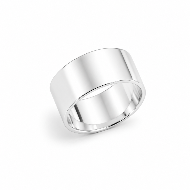 Anillo laminado plata 1000
