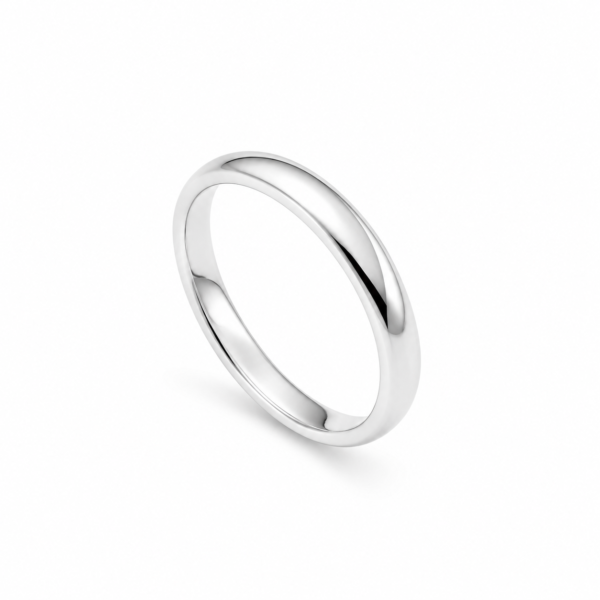 Anillo laminado plata 1000