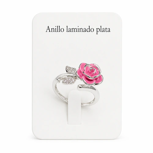 Anillo laminado plata 1000