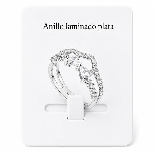37220047-2 Anillo laminado plata 1000